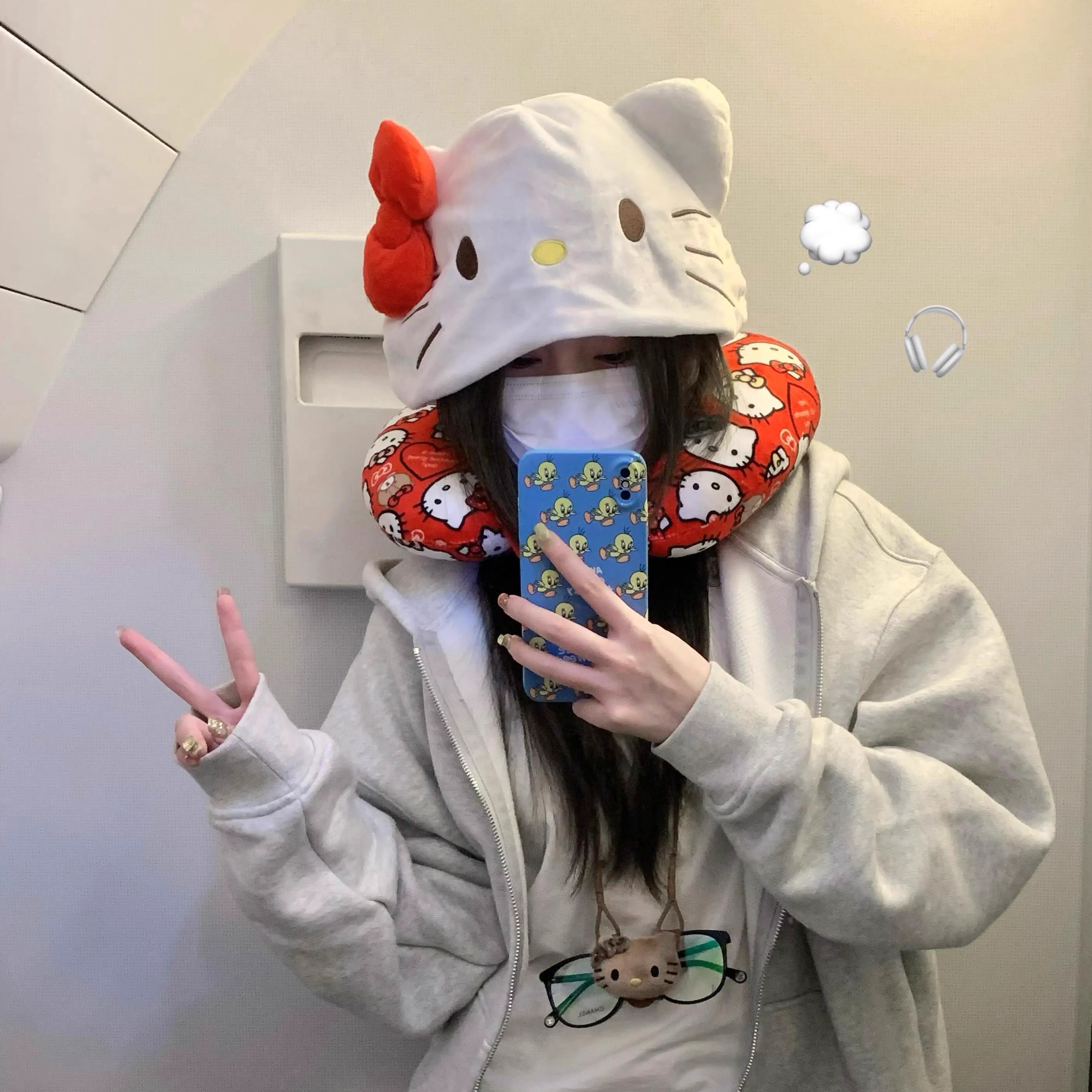 Travel Accessories Pillow - Hello Kitty U Shaped Neck Pillow
