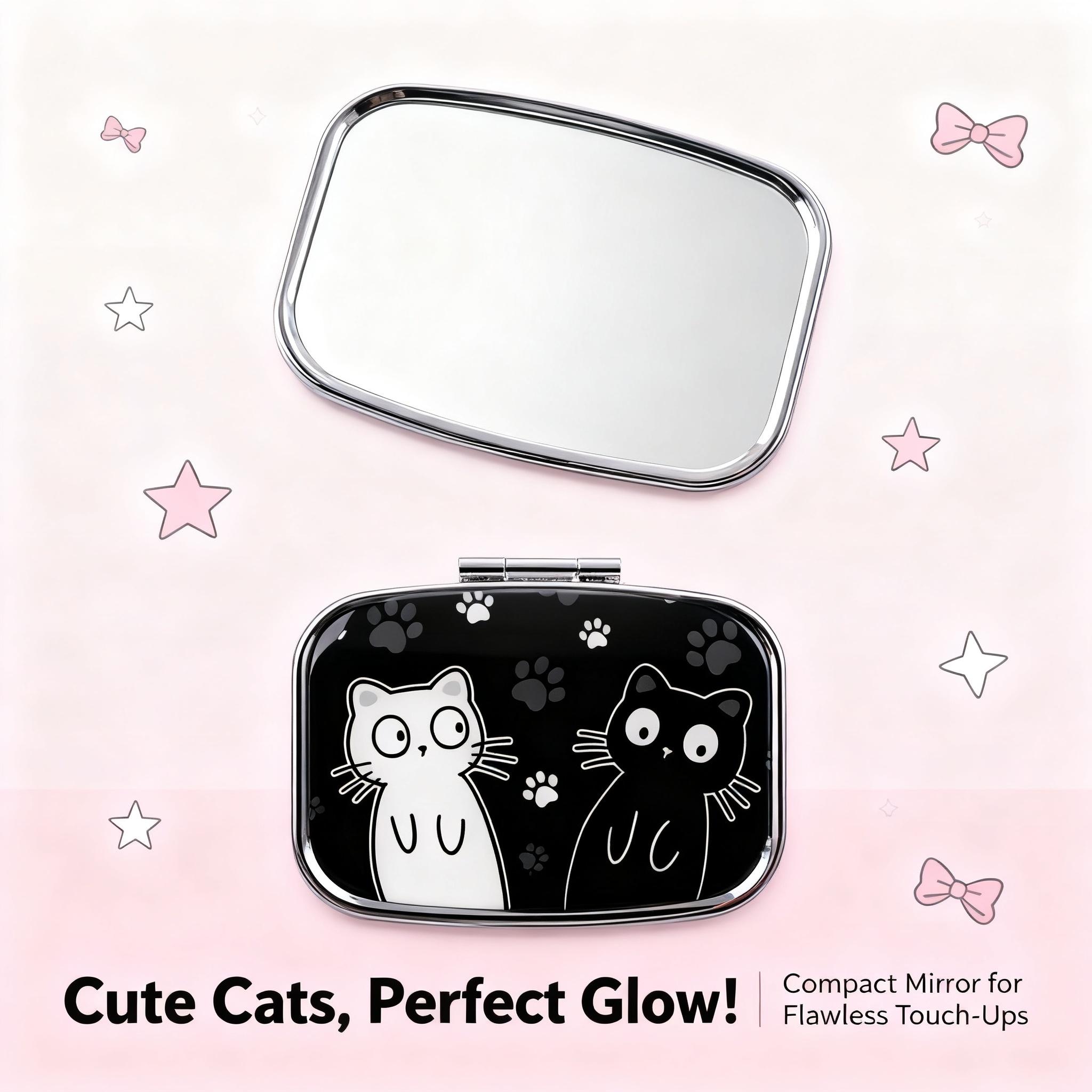 Travel Accessories In Japan - Cartoon Black And White Cat Travel