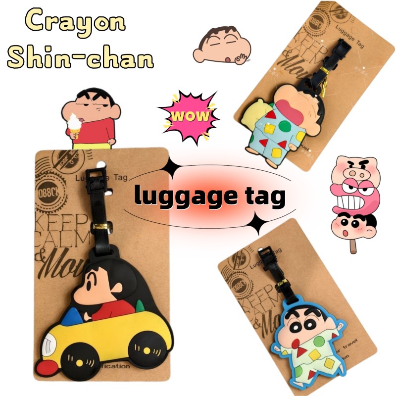 Travel Accessories Logo - Crayon Shin-chan cartoon anime personality fashion