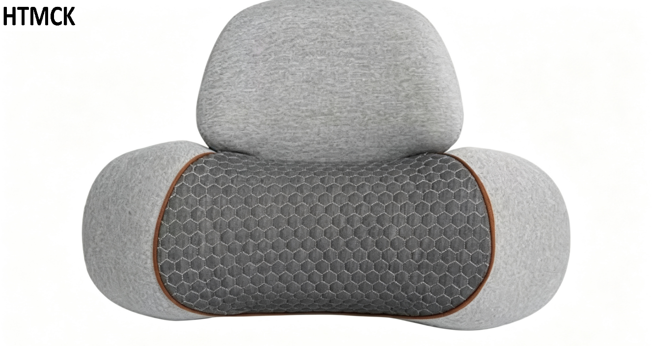 Travel Accessories Pillow - Portable U-Shape Cervical Massage Cushion Heat