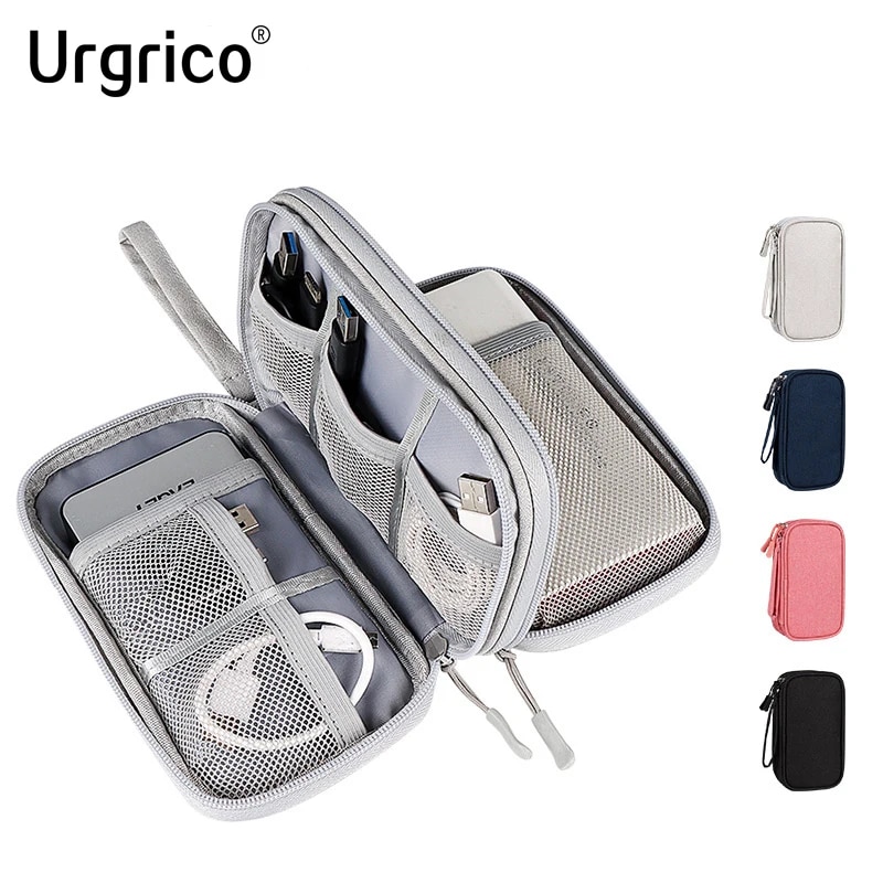 Travel Accessories Organizer Bag - Multifunctional Makeup Bag Cable Earphone Accessories