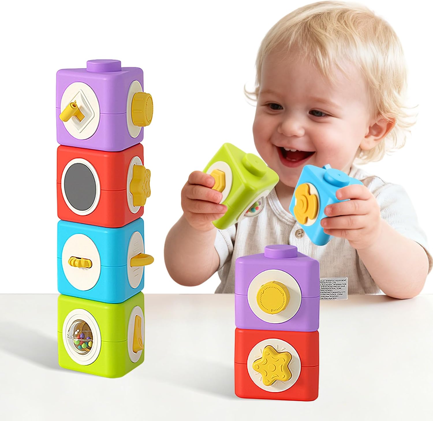 Travel Accessories Toddler - Montessori Activity Cube Busy Board 12-in-1