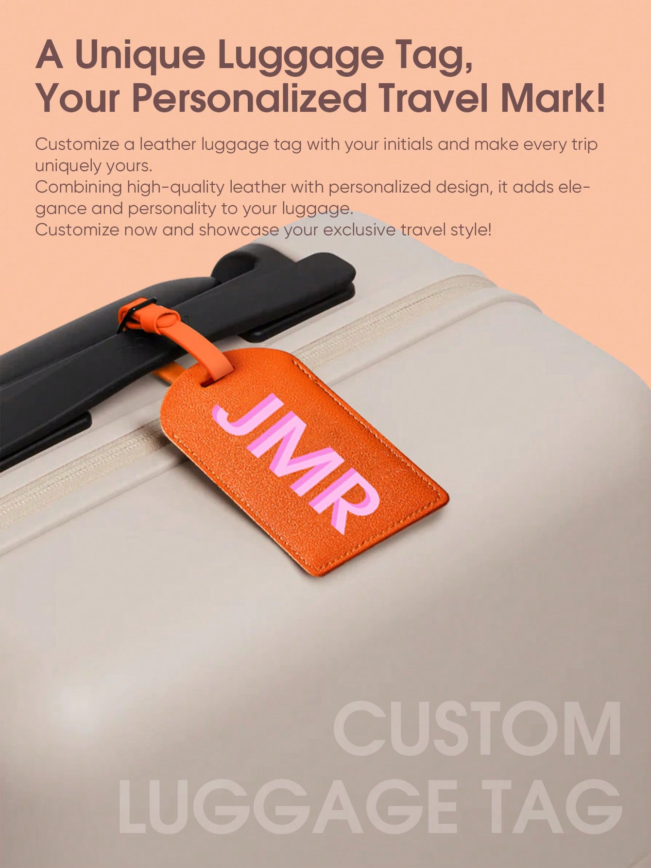 Personalized Initial Luggage T - Travel Accessories Logo 评论和价格