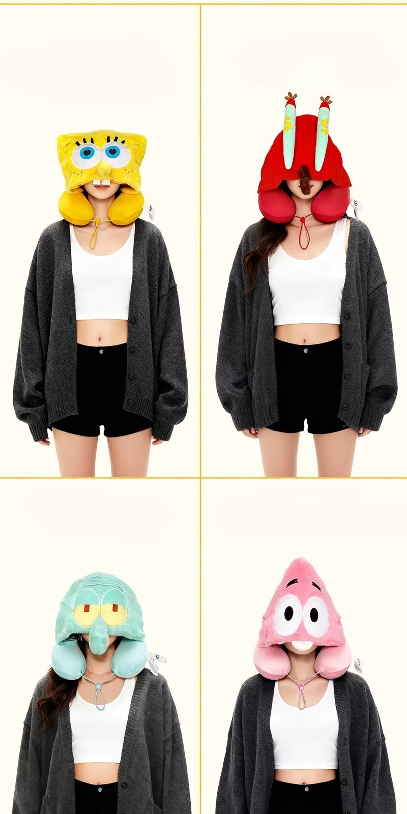 SpongeBob SquarePants Bikini B - Travel Accessories Pillow 评论和价格