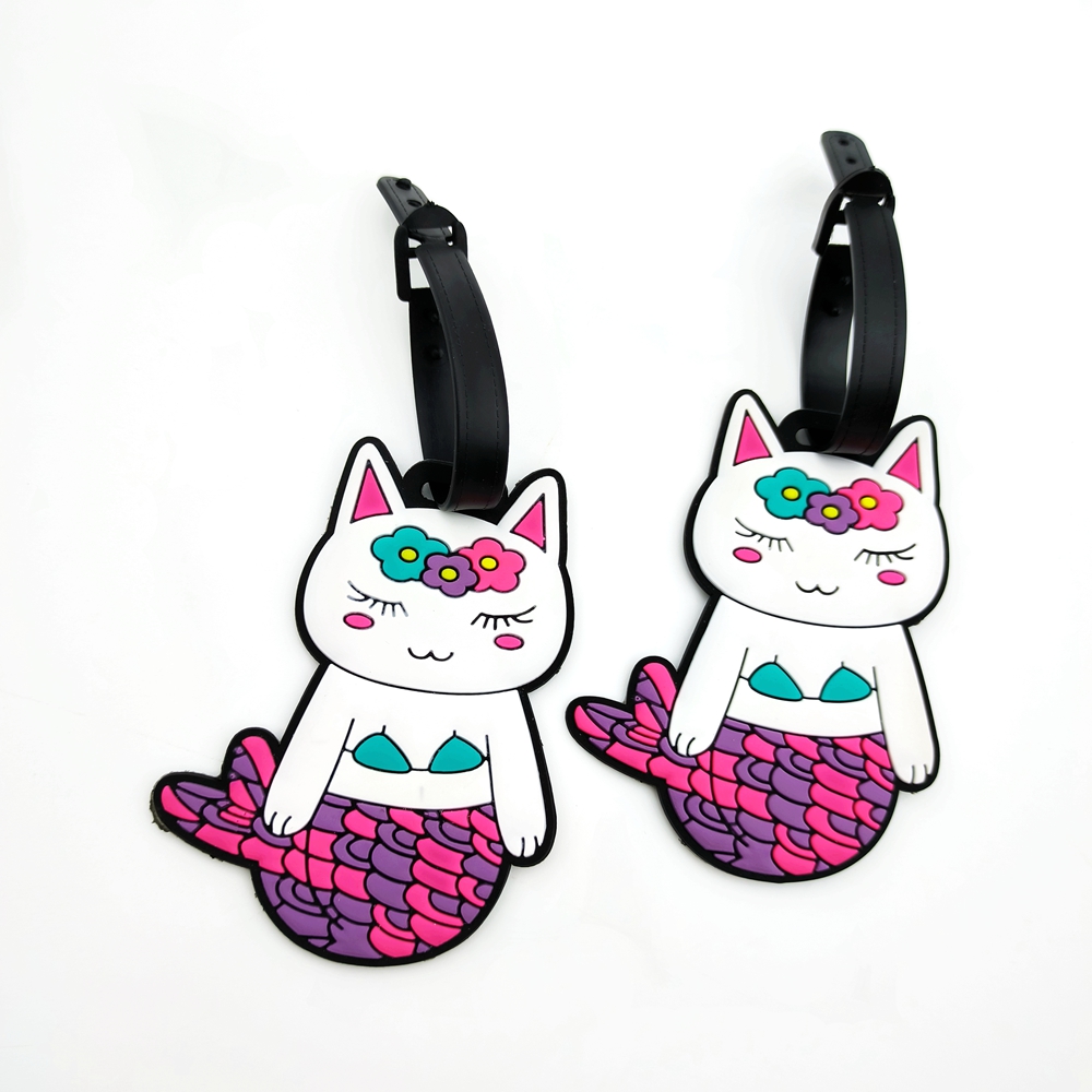1PC/2PCS Cute Kitten Mermaid L - Travel Accessories Logo 评论和价格