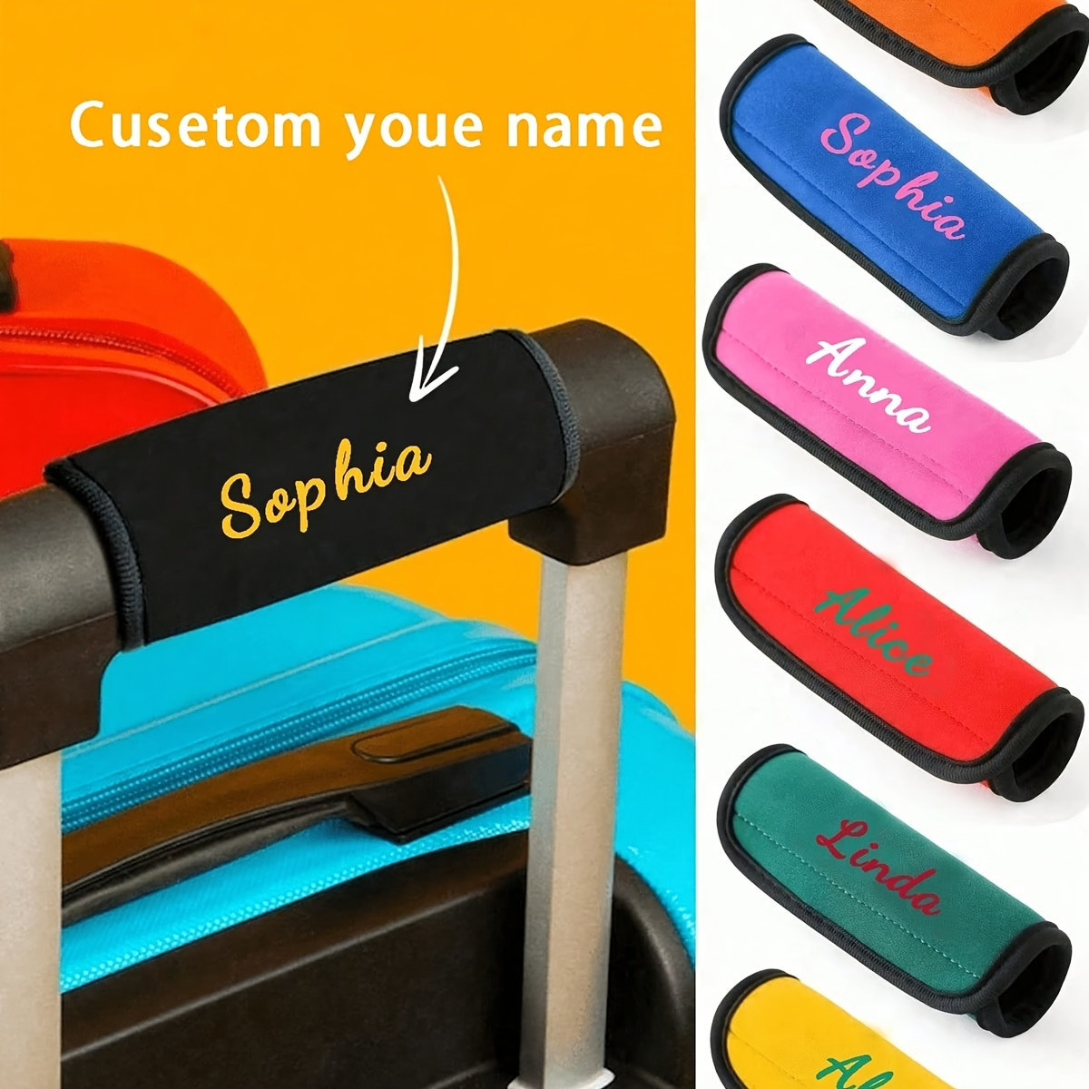 Custom Name Luggage Handle Cov - Travel Accessories Sale 评论和价格