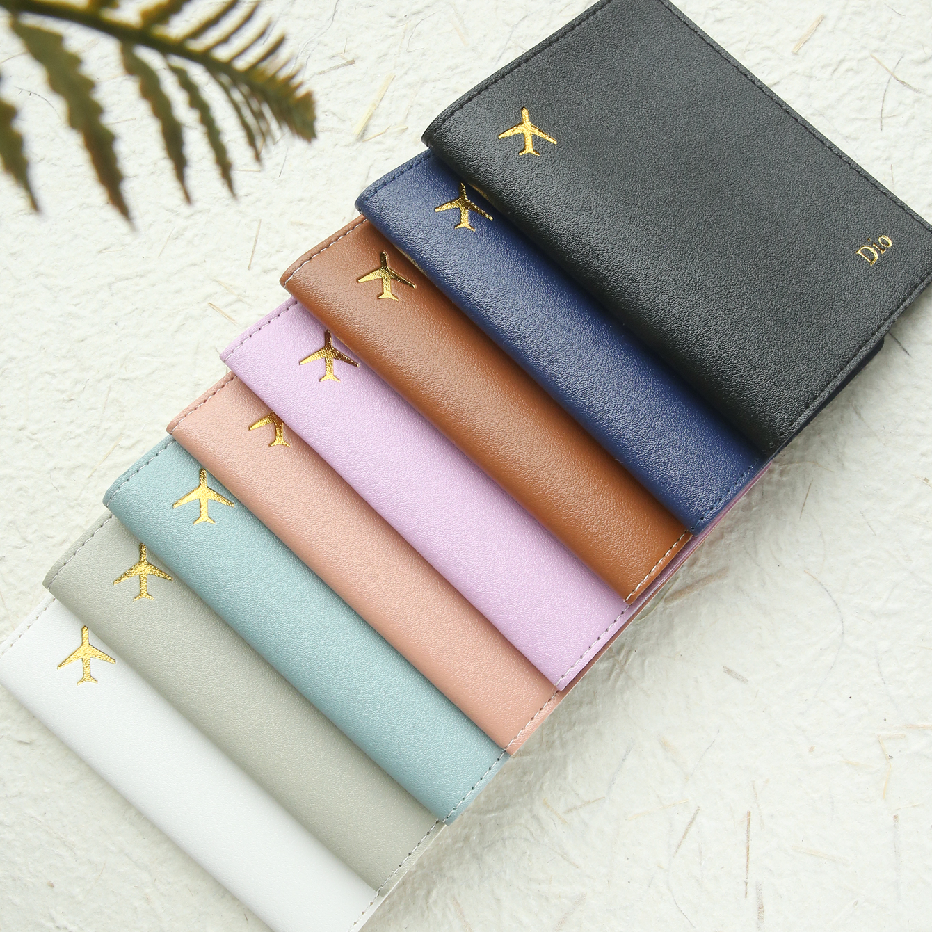 Minimal Gold Emboss Custom Foi - Travel Accessories Overseas 评论和价格