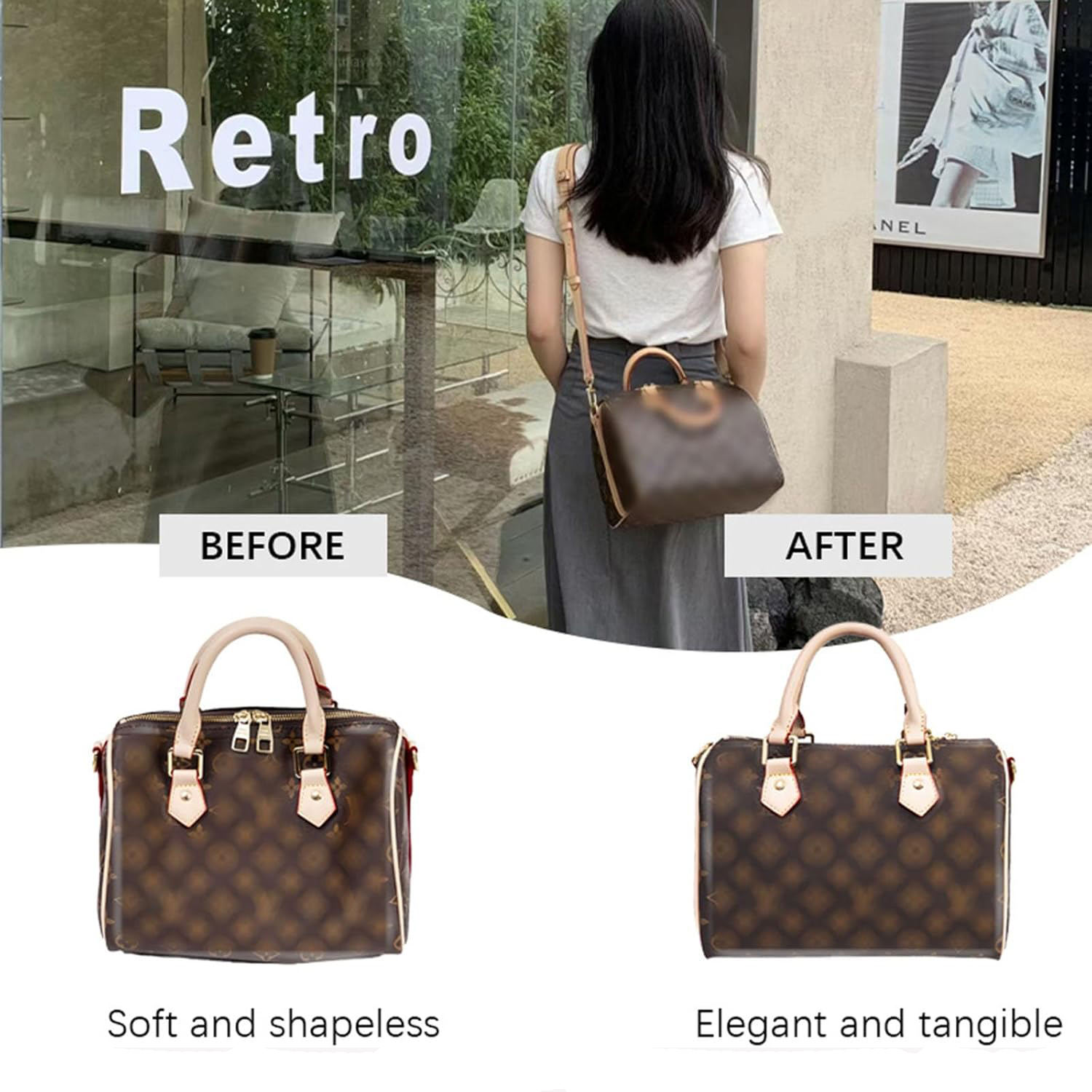 Felt Insert Bag Organizer for  - Travel Accessories Lv 评论和价格