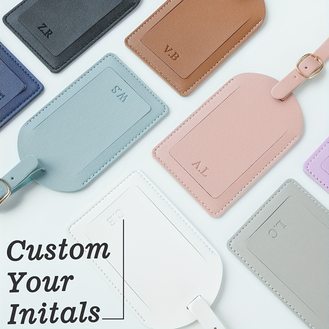 1PC Custom Initials Luggage Ta - Travel Accessories Logo 评论和价格