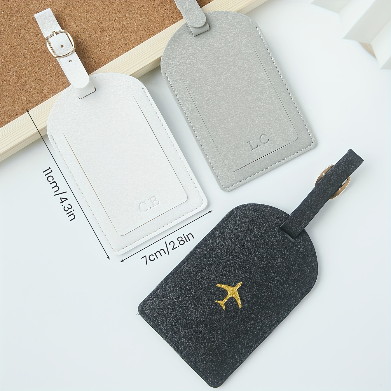 1PC Custom Initials Luggage Ta - Travel Accessories Logo 评论和价格