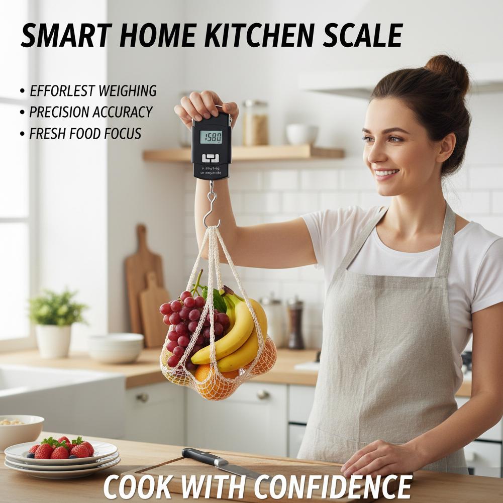 50kg/10g Portable LCD Electron - Luggage Scale Hanging 评论和价格