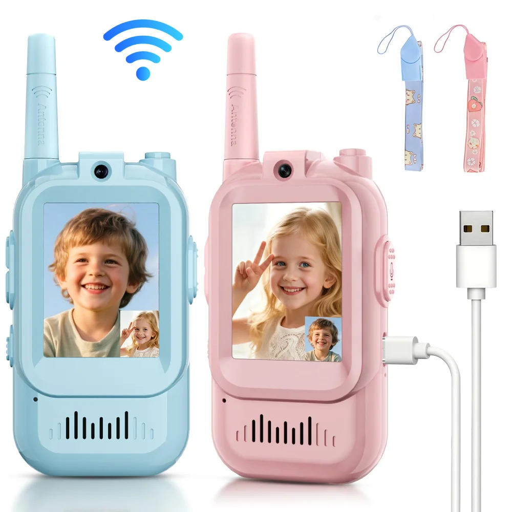2PCS  Video Walkie Talkies for - Travel Accessories Toddler 评论和价格