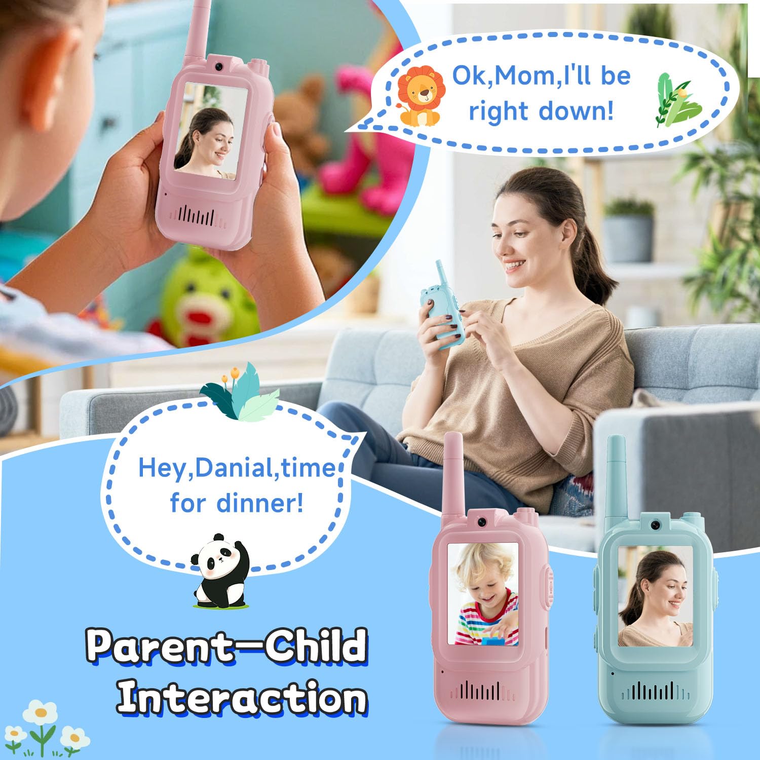 2PCS  Video Walkie Talkies for - Travel Accessories Toddler 评论和价格