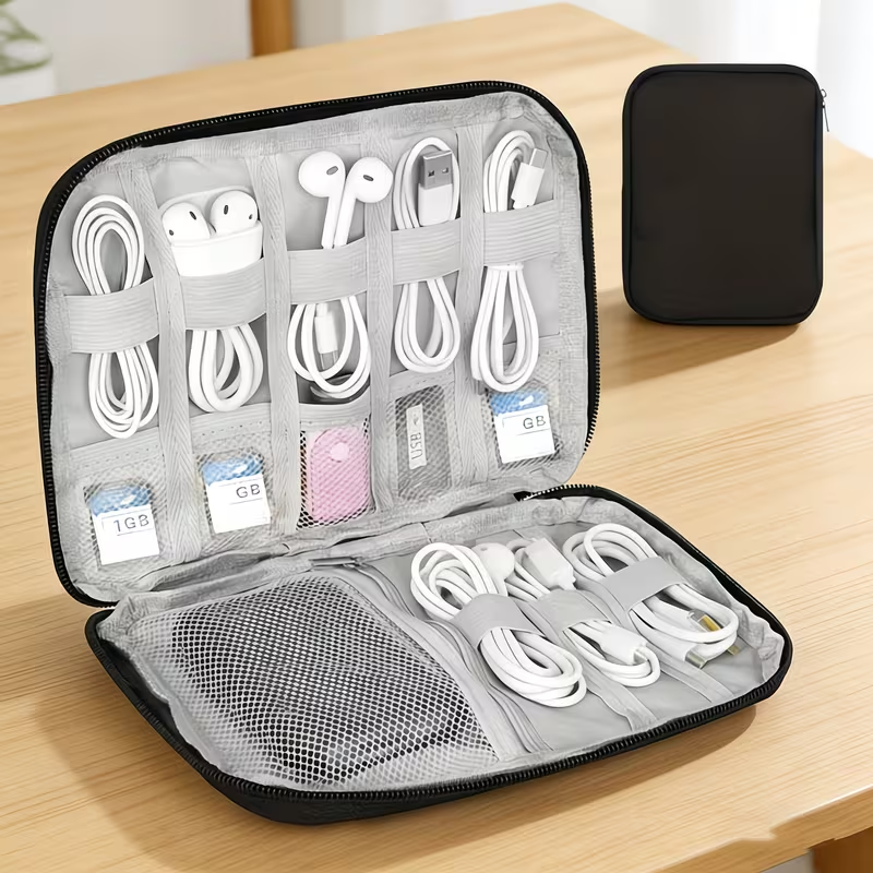 Cable Storage Bag Waterproof D - Travel Accessories Electronics 评论和价格