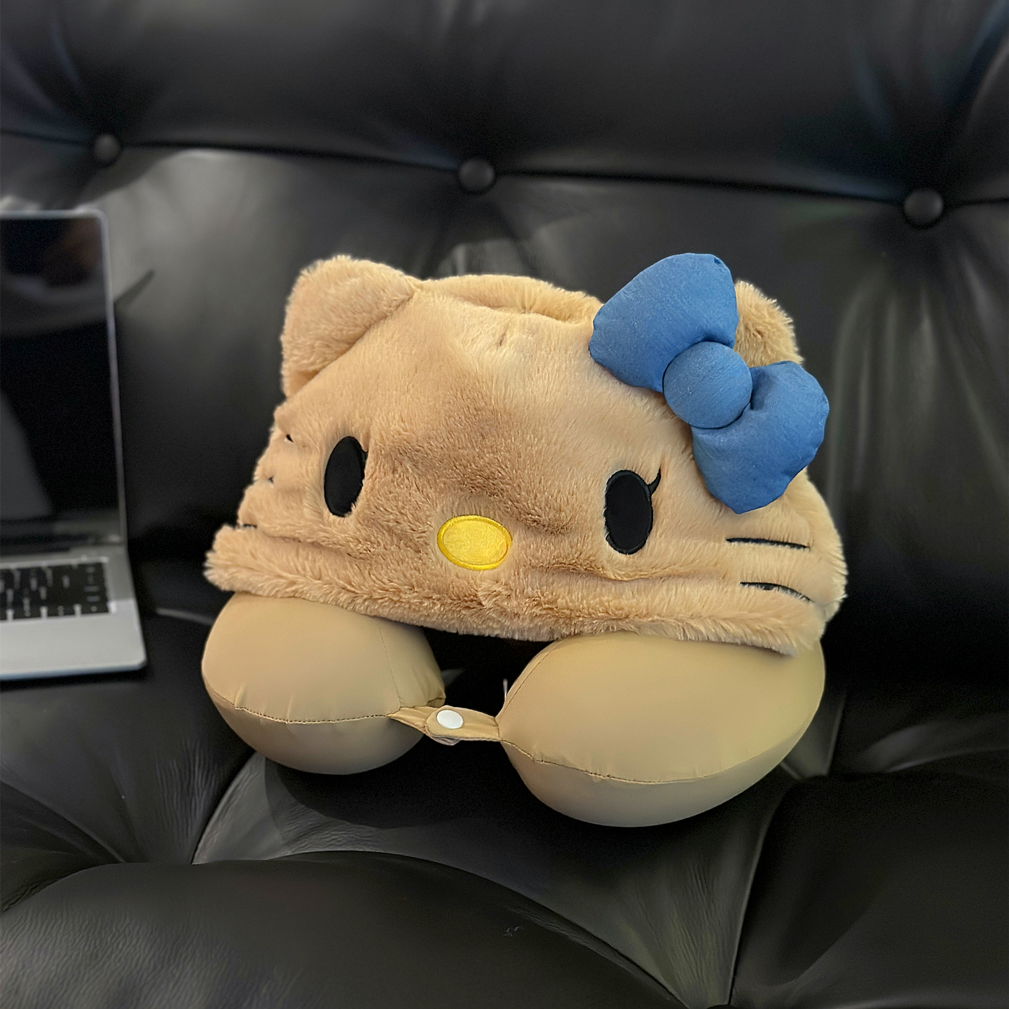 Kawaii hooded U-shaped neck pi - Travel Accessories Pillow 评论和价格