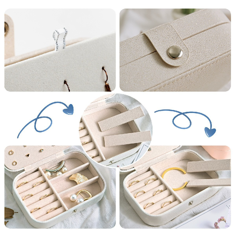 Anti Oxidation Portable Travel - Accessories Travel Jewelry Box 评论和价格