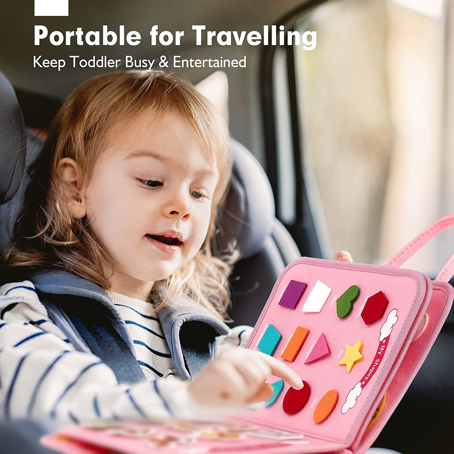 Montessori Toys Busy Board Tod - Travel Accessories Toddler 评论和价格