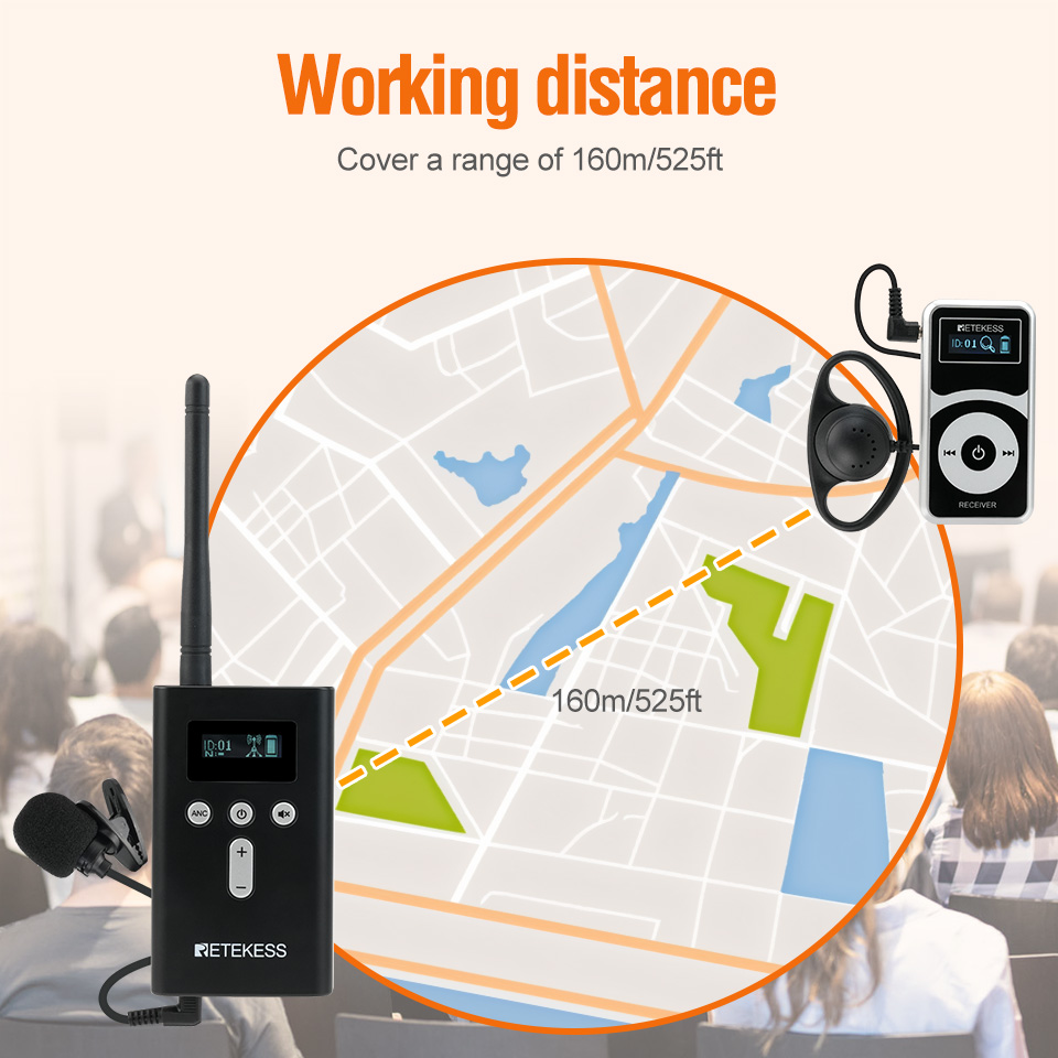 RETEKESS T130P T131P Tour Guid - Travel Accessories Guide 评论和价格