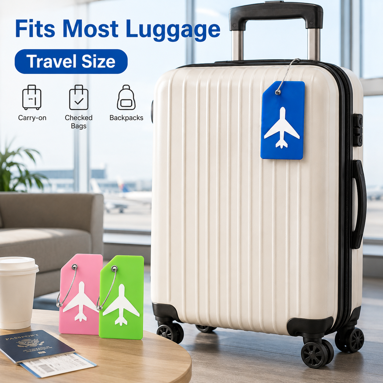 2/5PCS Silicone Travel Luggage - Travel Accessories Logo 评论和价格