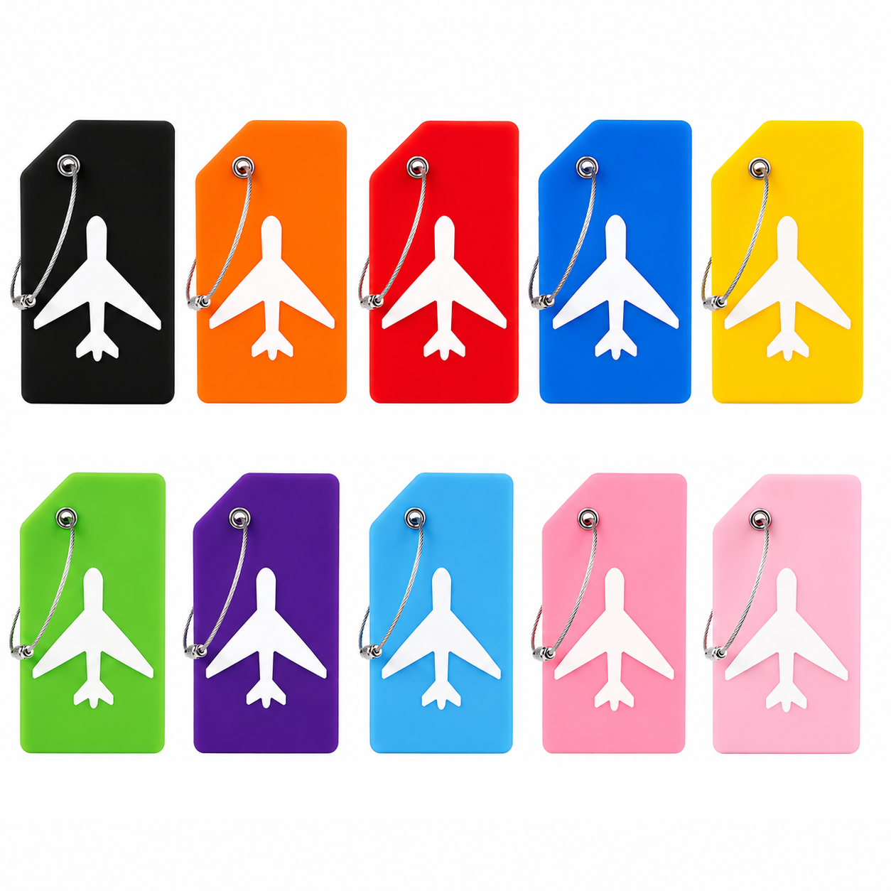2/5PCS Silicone Travel Luggage - Travel Accessories Logo 评论和价格