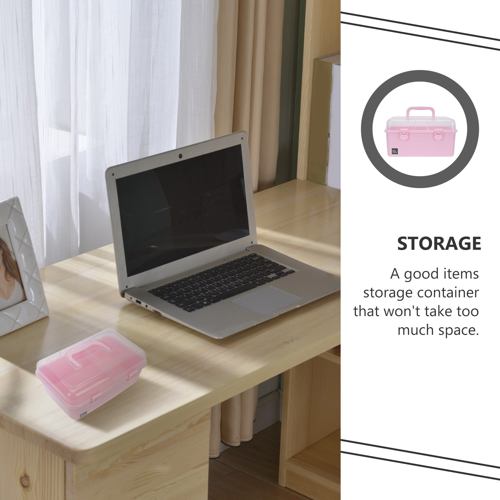1Pcs Compact Two-Tier Hair Acc - Accessories Travel Jewelry Box 评论和价格