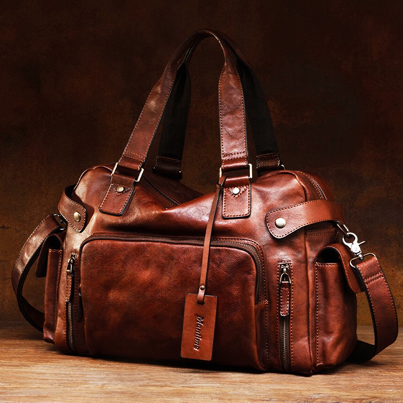Vintage vegetable tanned leath - Travel Accessories Logo 评论和价格