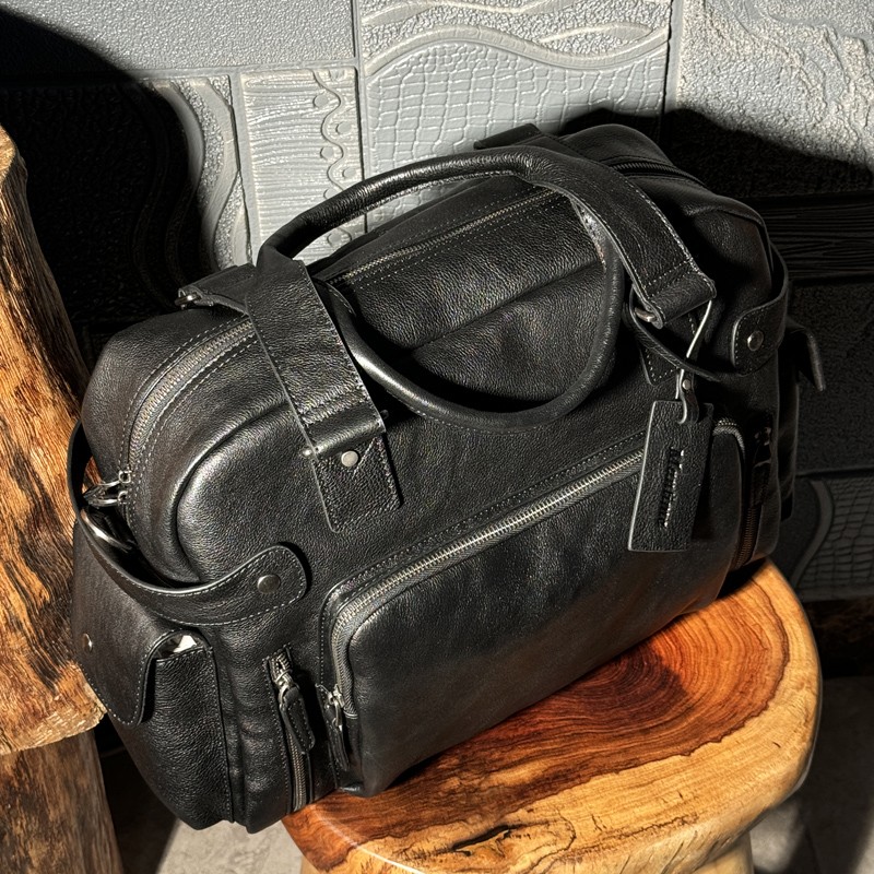 Vintage vegetable tanned leath - Travel Accessories Logo 评论和价格