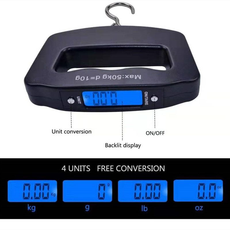 50kg Digital Fishing Scale Han - Luggage Scale Hanging 评论和价格