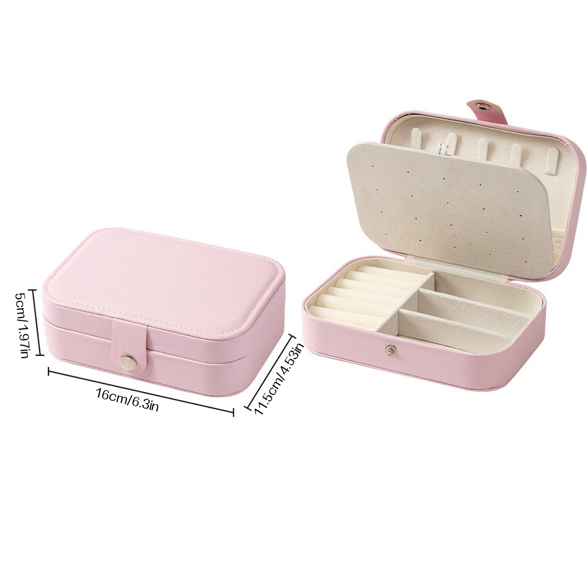 New Portable Multi-Compartment - Accessories Travel Jewelry Box 评论和价格