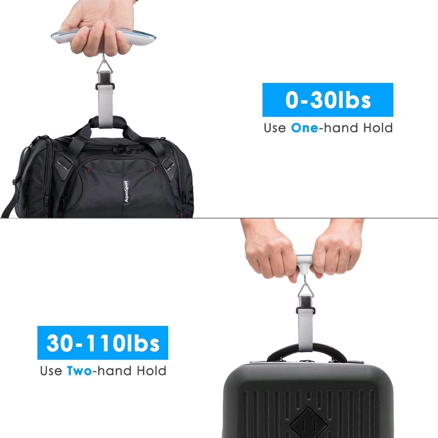 Portable Scale Digital LCD Dis - Luggage Scale Hanging 评论和价格