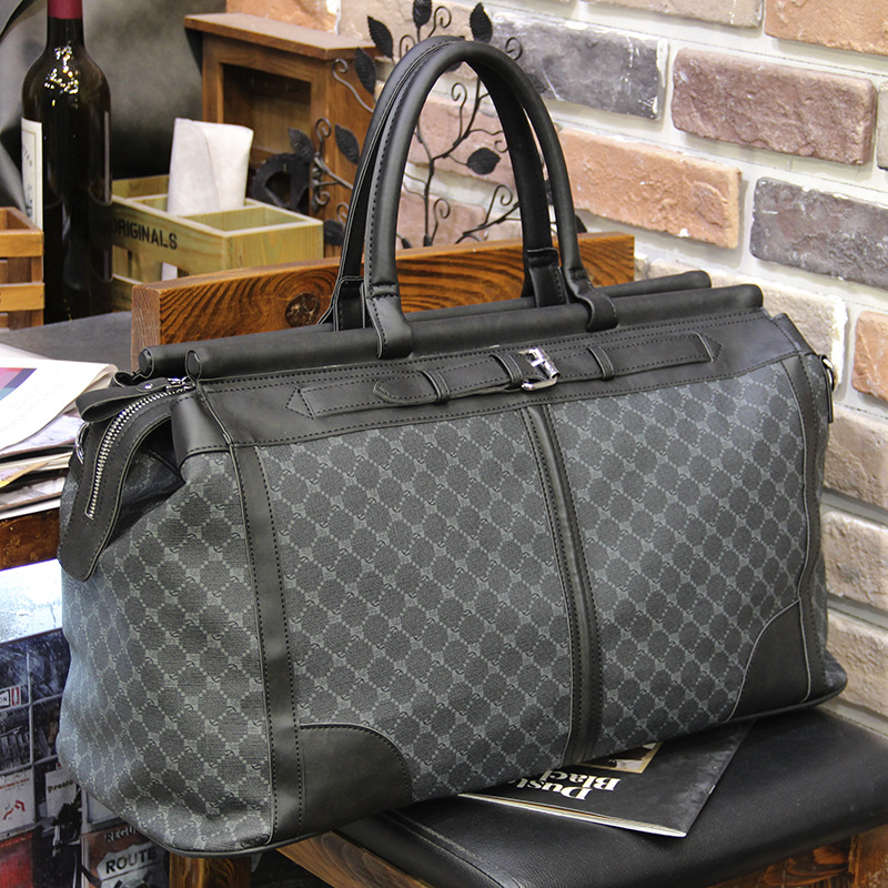 Fashion Plaid Travel Bag Men H - Travel Accessories Logo 评论和价格
