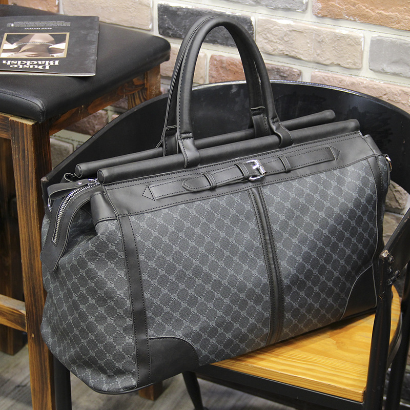 Fashion Plaid Travel Bag Men H - Travel Accessories Logo 评论和价格
