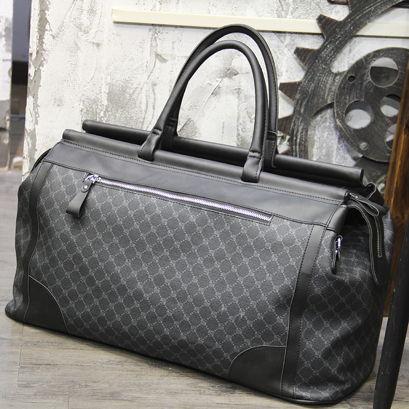 Fashion Plaid Travel Bag Men H - Travel Accessories Logo 评论和价格