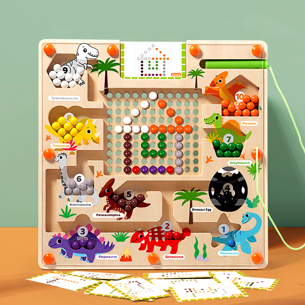 Magnetic Color and Number Maze - Travel Accessories Toddler 评论和价格