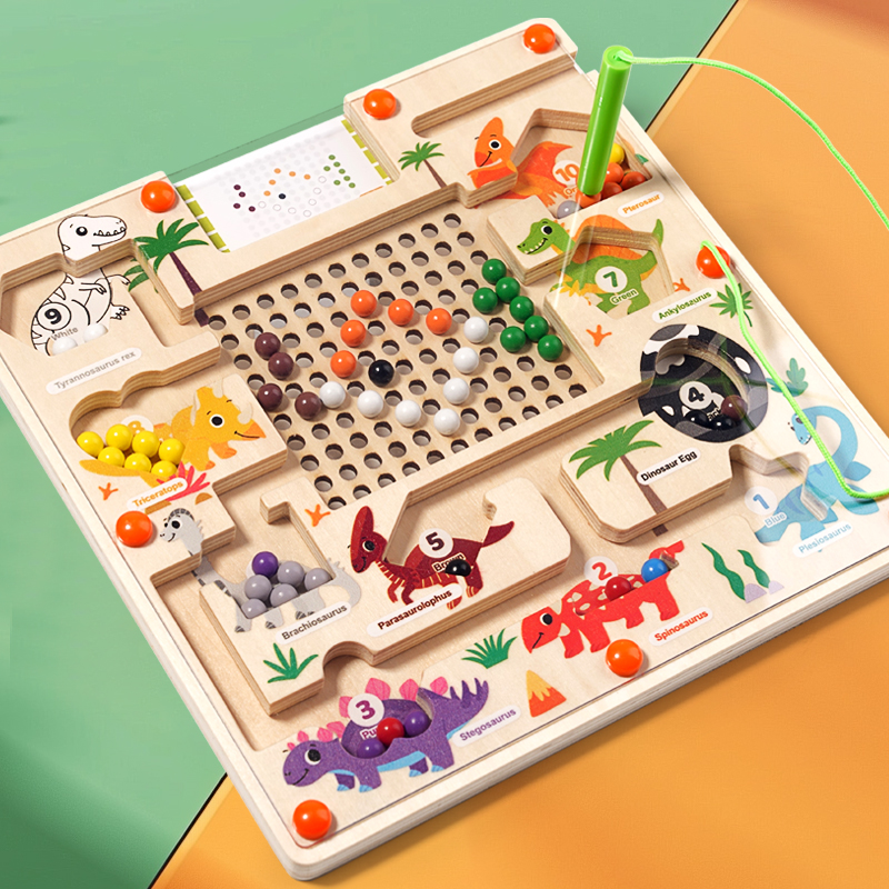 Magnetic Color and Number Maze - Travel Accessories Toddler 评论和价格