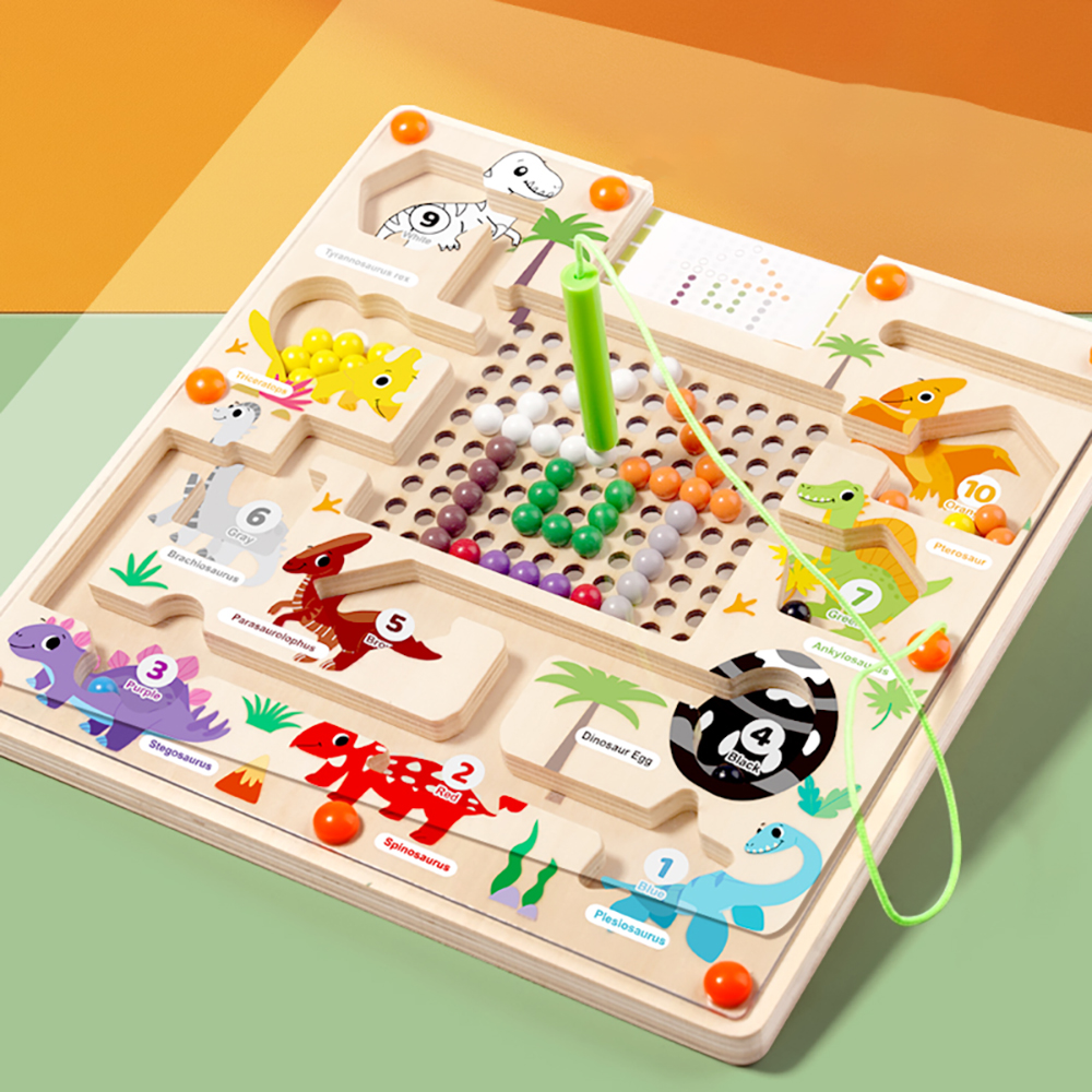 Magnetic Color and Number Maze - Travel Accessories Toddler 评论和价格