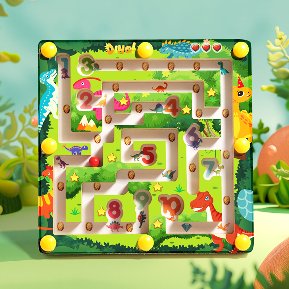 Magnetic Color and Number Maze - Travel Accessories Toddler 评论和价格