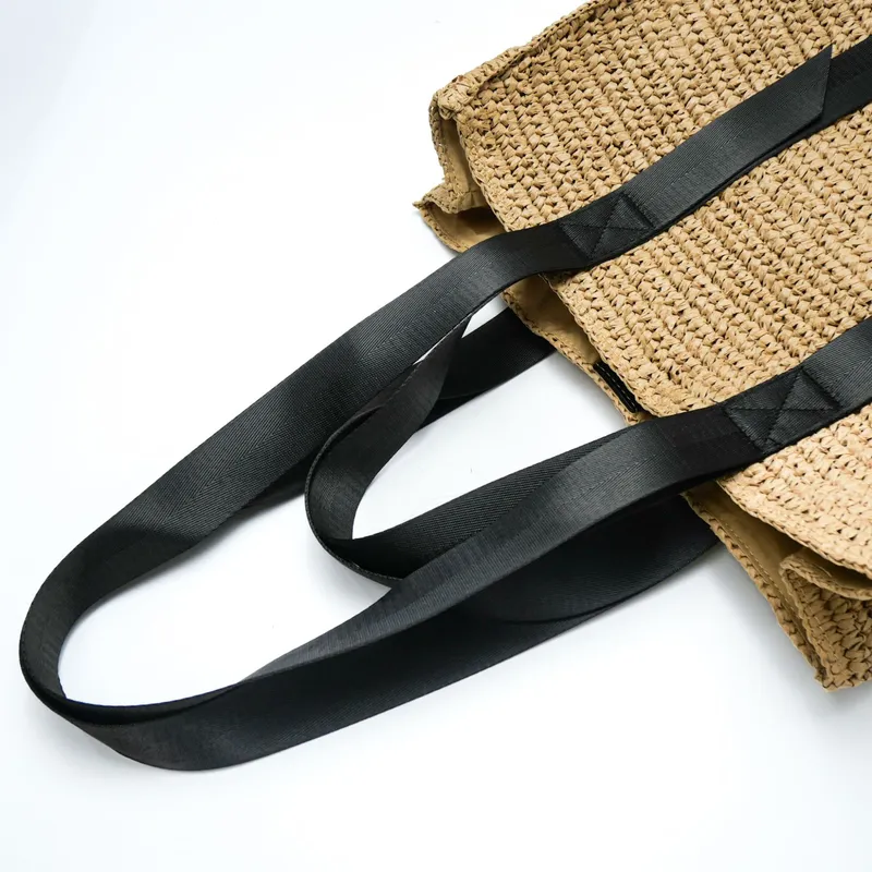 Retro hand-woven straw shoulde - Travel Accessories Bag 评论和价格