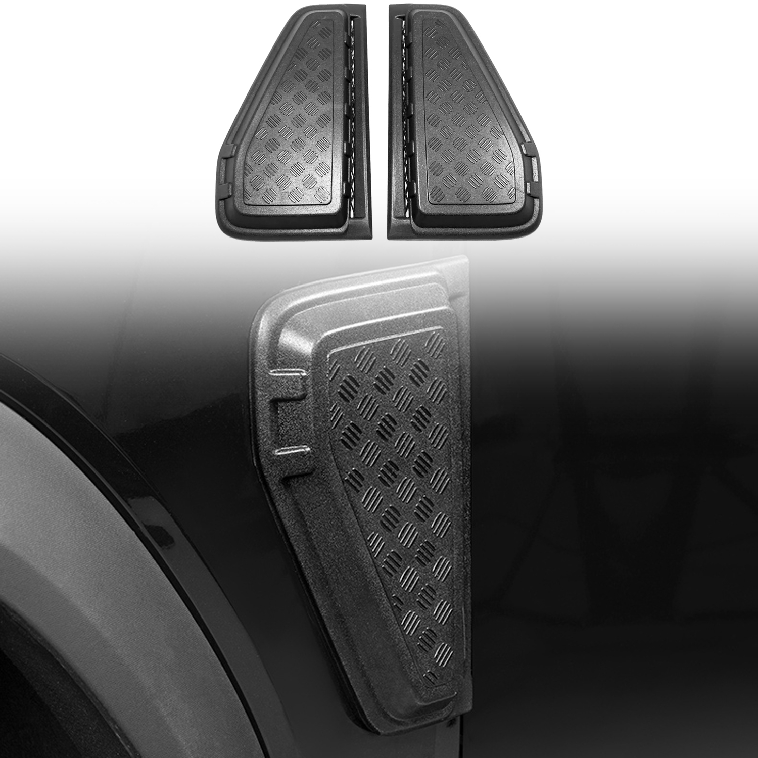 2Pcs ABS Car Fender Vents for  - Travel Accessories Guide 评论和价格