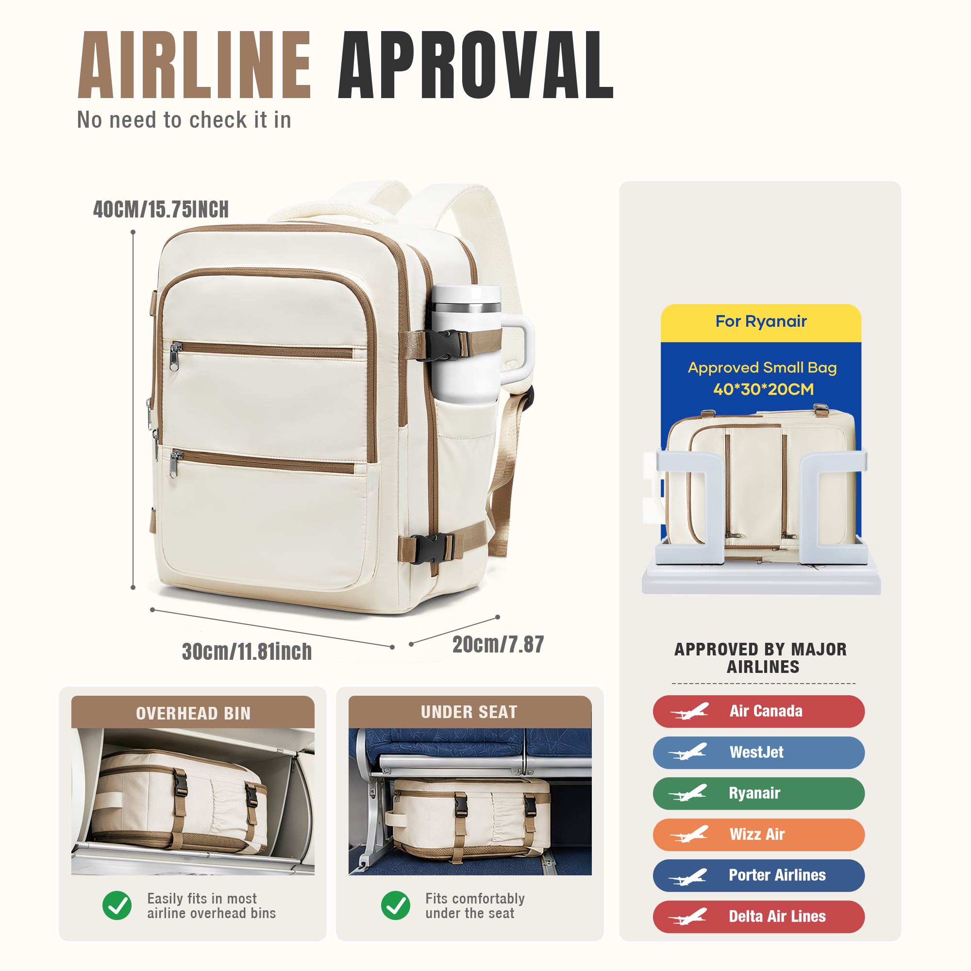 Vacuum Backpack Backpack Hand  - Travel Accessories Logo 评论和价格