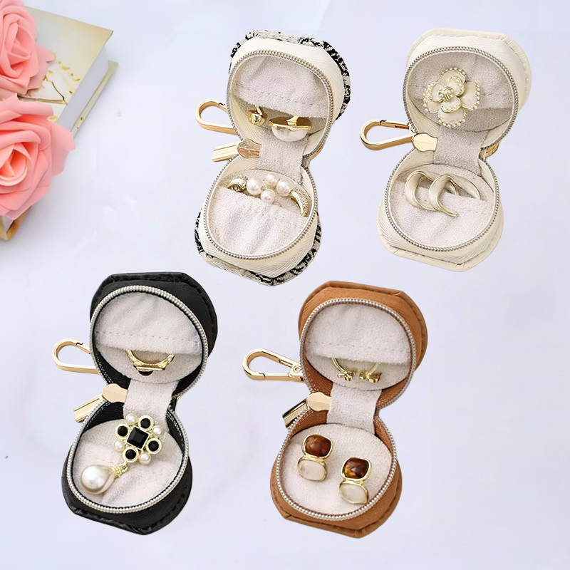 Portable Mini Jewelry Box, Tra - Accessories Travel Jewelry Box 评论和价格