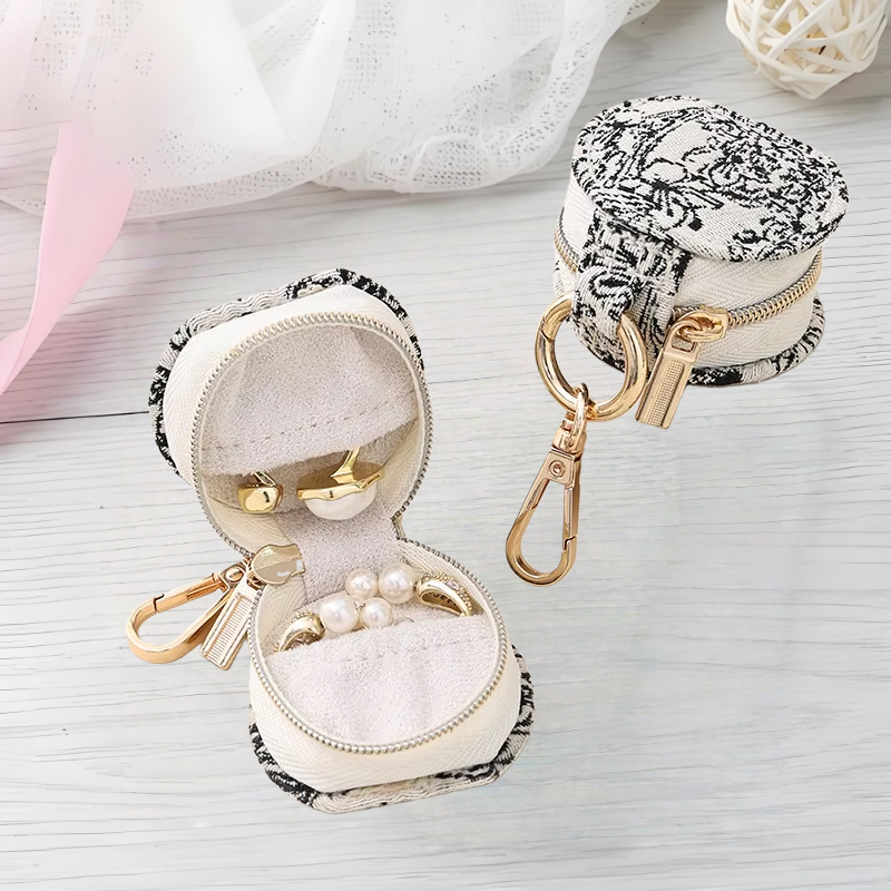 Portable Mini Jewelry Box, Tra - Accessories Travel Jewelry Box 评论和价格