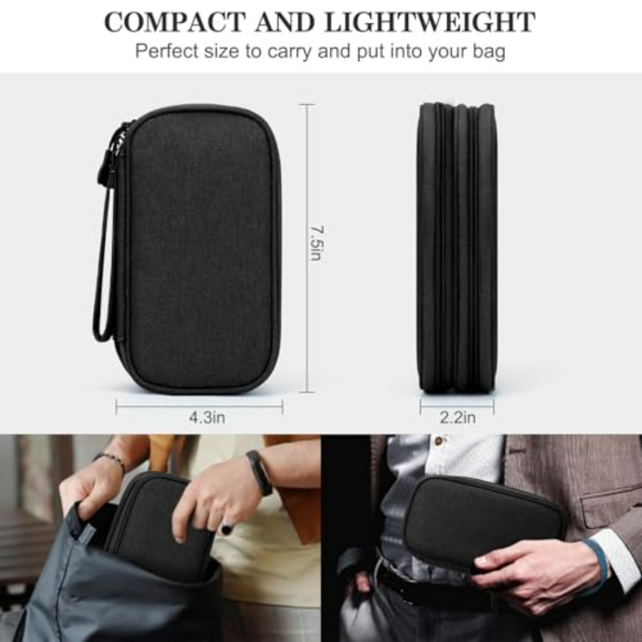 Travel Cable Organizer Pouch E - Travel Accessories Electronics 评论和价格