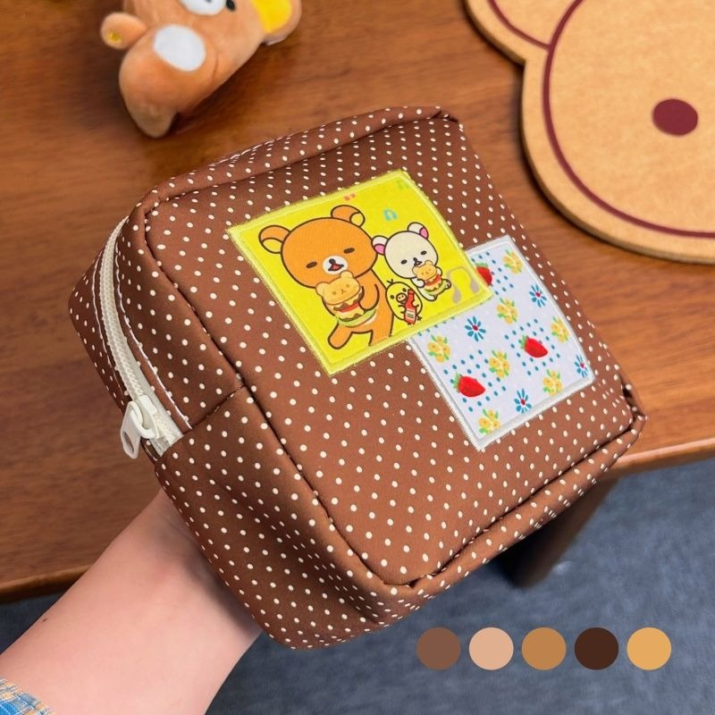 Rilakkuma Dot Pattern Makeup B - Travel Accessories Bag 评论和价格
