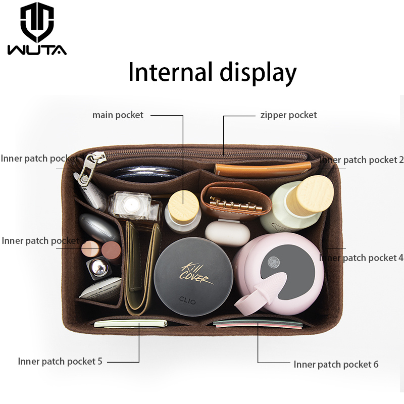 WUTA Felt Insert Bag Organizer - Travel Accessories Lv 评论和价格