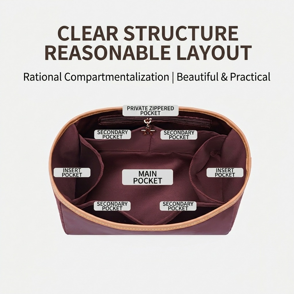 Nylon Insert Bag Organizer For - Travel Accessories Lv 评论和价格