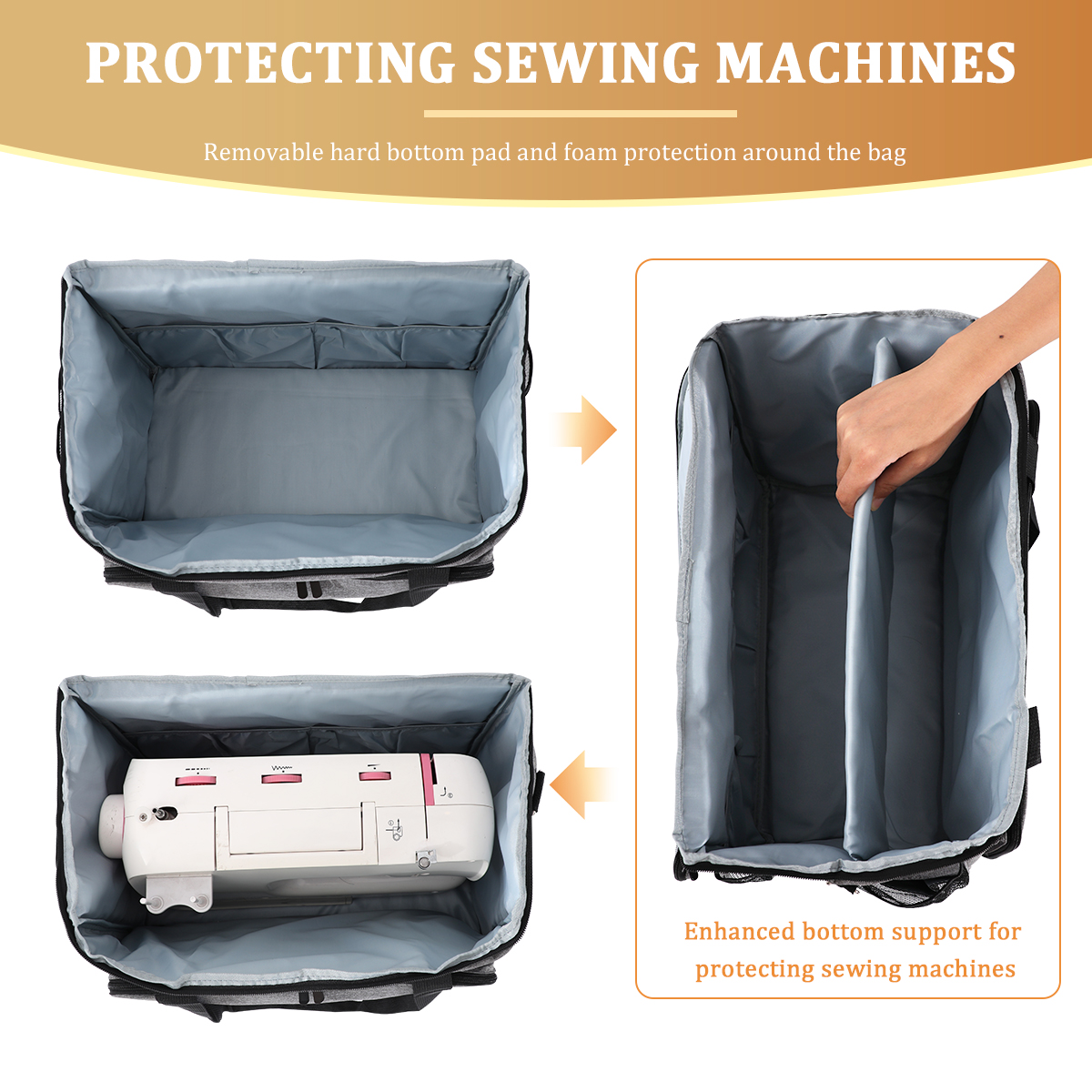 KOKNIT Sewing Machine Carrying - Travel Accessories Organizer Bag 评论和价格