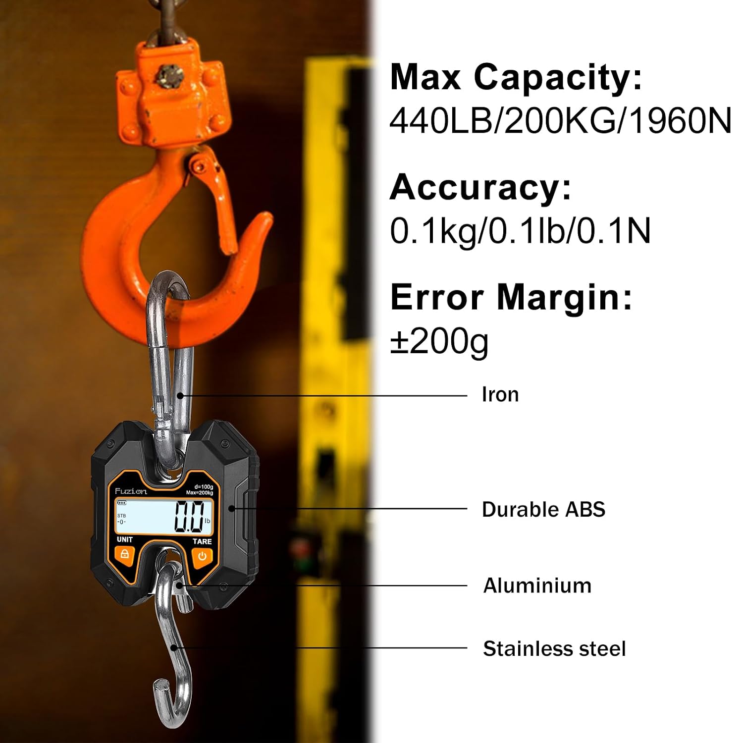 440lb/200kg Hanging Scale, Dig - Luggage Scale Hanging 评论和价格
