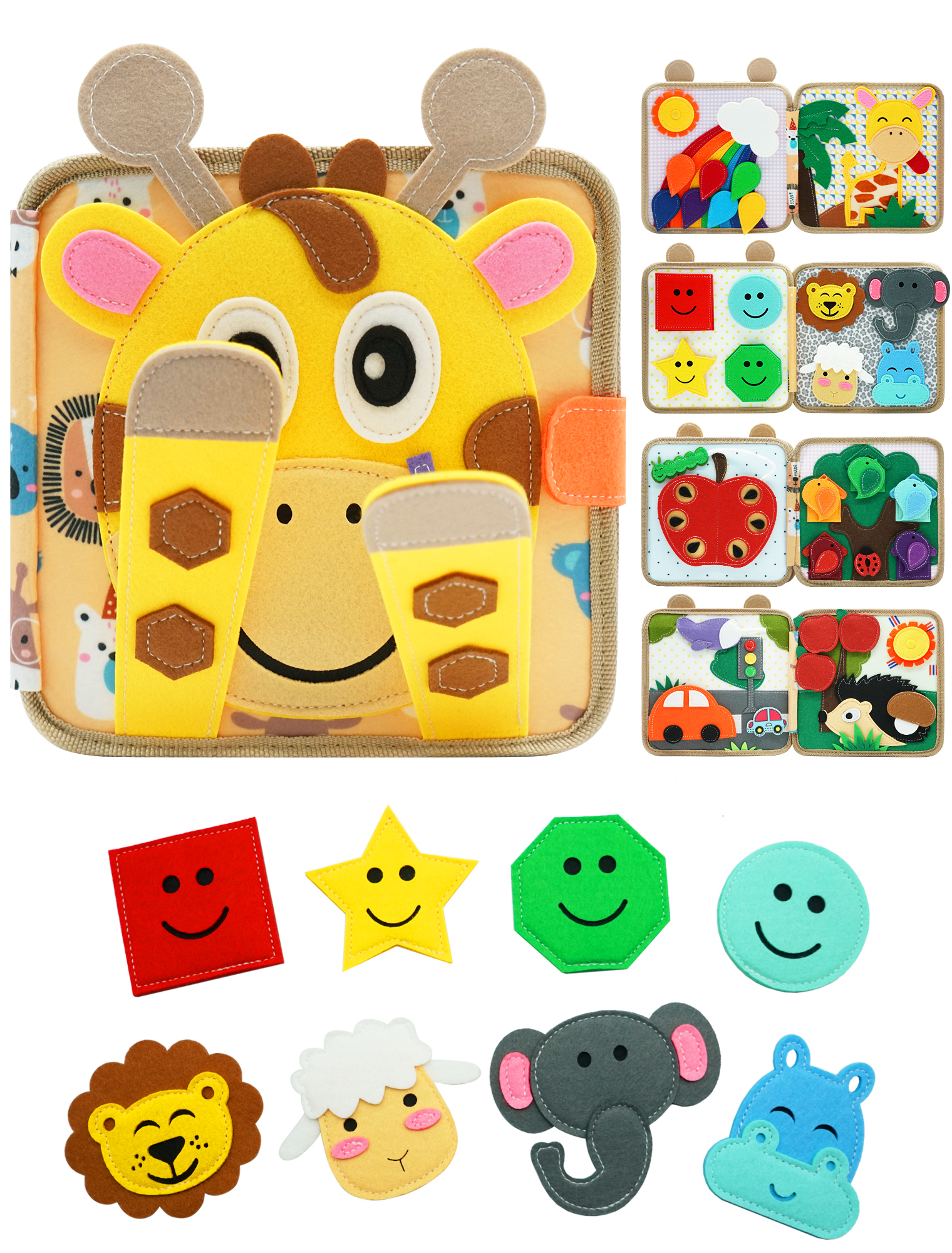 Montessori Busy Book for Toddl - Travel Accessories Toddler 评论和价格