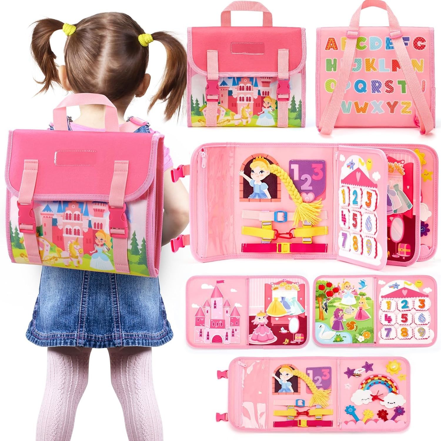 Toddler Busy Board Toys Montes - Travel Accessories Toddler 评论和价格